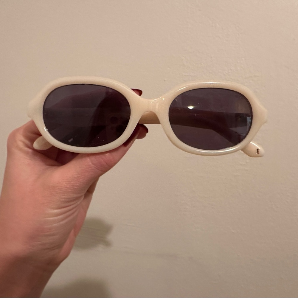 Jimmy Fairly Bone & Black Womens Sunglasses
